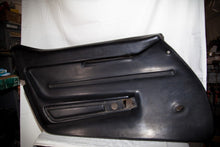 1968 Corvette LH (Driver) Black Door Panel (Manual Window)