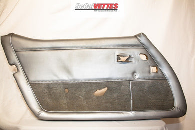 1978-1982 Corvette LH (Driver) Door Panel - Original - Silver