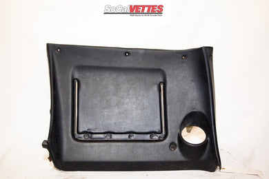 1969 Corvette Rh Lower Dash - Original - Black (no stitching)