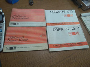 Original Owners Manual 1976 Corvette