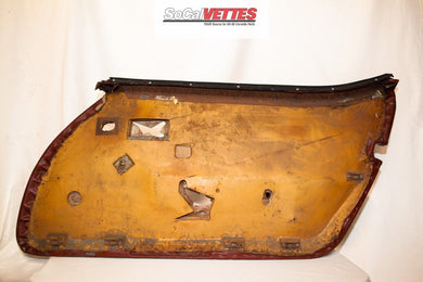 1978-1982 Corvette LH (Driver) Door Panel RED- Original