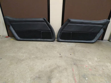 1978-1982 Corvette Door Panels Reupholstered - Original Panels