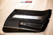 1970-1977 corvette (RH) Passenger Door Panel - Original - Black Deluxe