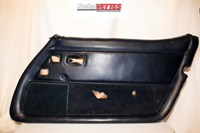 1978-1982 Corvette RH (Passenger) Door Panel Black - Original