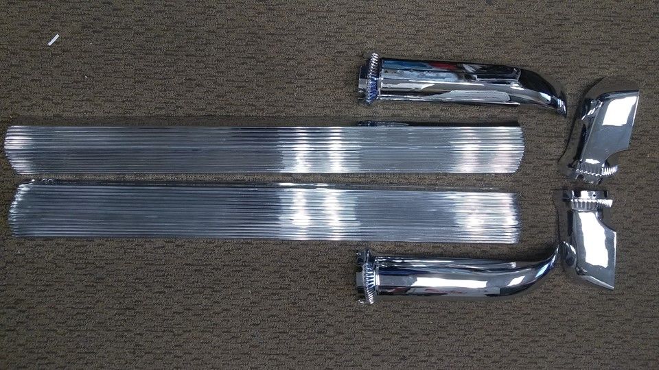 Mid America Motorworks Exhaust Extension Bezels For 1968-1969 Corvette C3 – Chromed Diecast Set