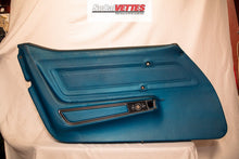 1970-1977 Corvette LH (Driver) Door Panel - Original - Blue