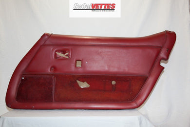 1978-1982 Corvette RH(Passenger) Door Panel - Original - Red