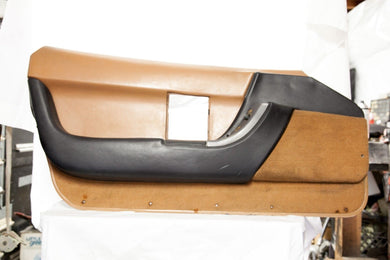 1990-1993 Corvette LH Door Panel - Original Brown/Black