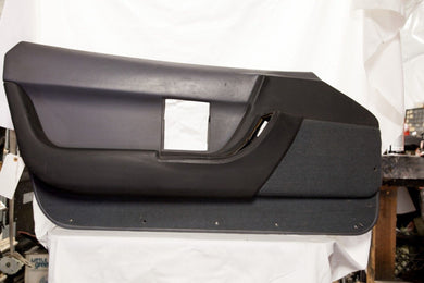 1990-1993 Corvette LH Door Panel - Original Dark Grey/Black