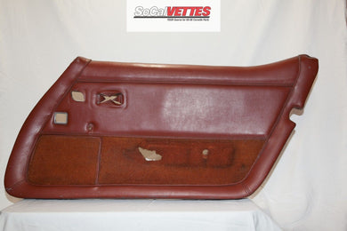 1978-1982 Corvette RH(Passenger) Door Panel - Original - Red