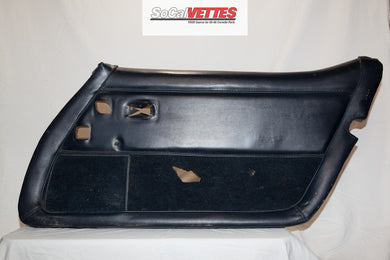 1978-1982 Corvette RH(Passenger) Door Panel - Original - Black